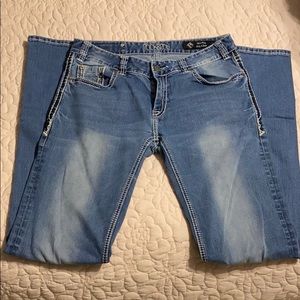 Women’s Rock and Roll mid rise 31x36 jeans